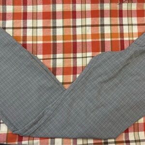 Nine West Black and Gray Plaid Bootcut Pants